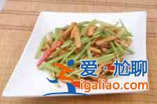 芹菜香干肉絲？