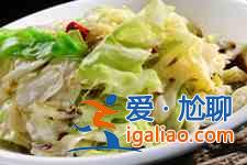 炒洋白菜的做法？