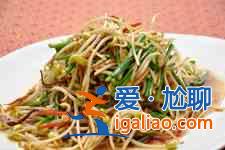 豆芽的做法？
