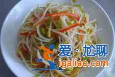 炒黃豆芽的做法？