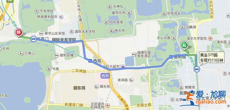 圓明園和頤和園近嗎，圓明園離頤和園多遠？