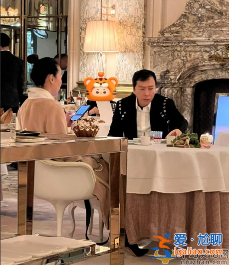 甄子丹罕見曝光！與太太現身法國米其林餐廳 男方眼神空洞疑似禿頂惹人注意