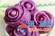 紫薯玫瑰花饅頭？