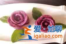 紫薯玫瑰花饅頭？