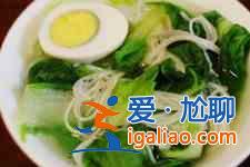 青菜雞蛋面的做法？