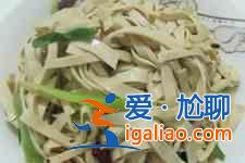 豆腐皮怎么炒？