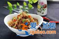 肉末粉條的做法？