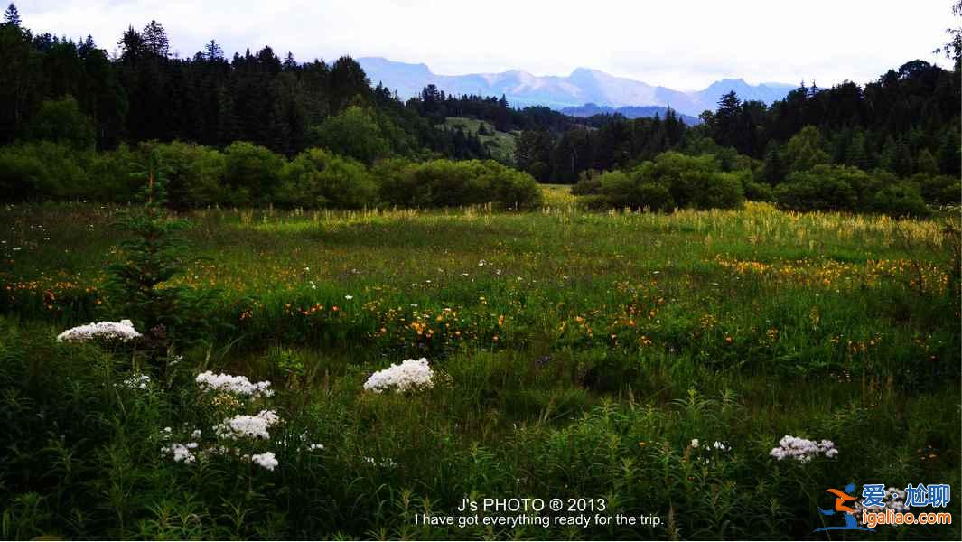 長白山北坡、西坡、南坡的不同、沿途主要風景？