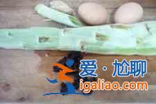 萵筍炒雞蛋的做法？