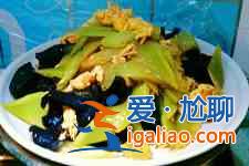 萵筍炒雞蛋的做法？