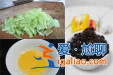 萵筍炒雞蛋的做法？