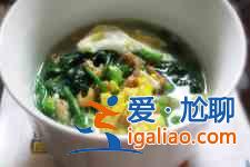 菠菜雞蛋湯的做法？