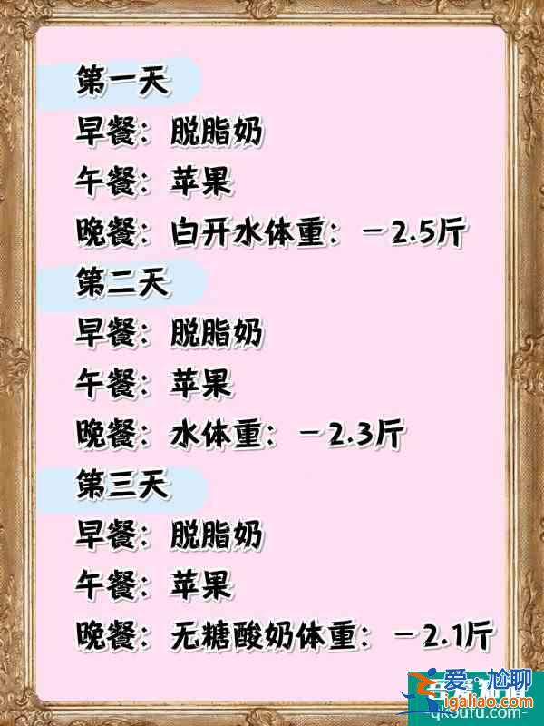 明星減肥法?21天暴瘦20斤?？