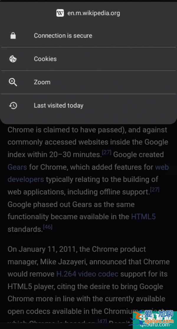 Android版Chrome瀏覽器將新增頁面縮放功能？