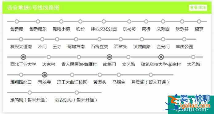 2021西安地鐵線路圖最新版(持續更新)？