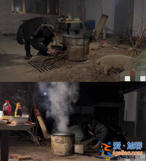 《狂飆》老默用農村土灶做魚!動作嫻熟惹人疼，家徒四壁環境難堪