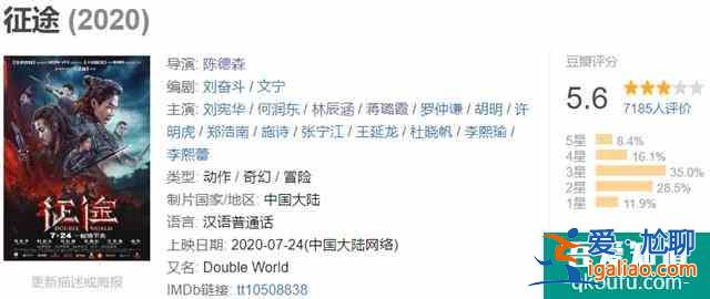 耗時4年，投資3億的《征途》，豆瓣只有5.6分，終究還是失敗了？