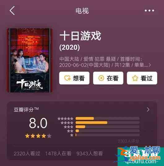 六月黑馬《十日游戲》：看會演戲的人互相飆演技，實在過癮？