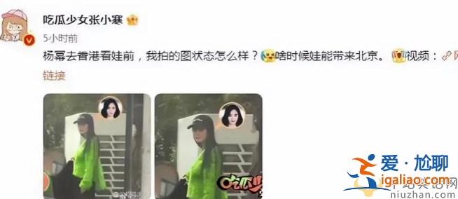 曝劉愷威女友李曉峰懷孕兩月 全家圍著轉小糯米糟冷落，楊冪返港疑奪娃