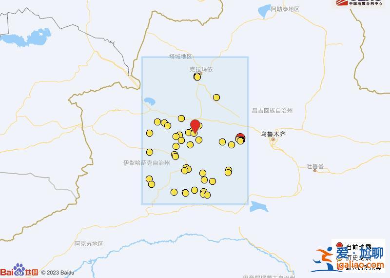 新疆塔城地區烏蘇市發生3.1級地震？