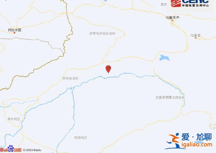 新疆阿克蘇地區庫車市發生3.6級地震 震源深度10千米？