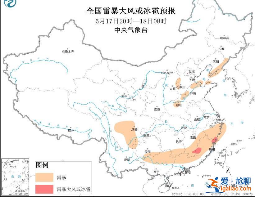 雷暴大風(fēng)或冰雹！內(nèi)蒙古江西福建等地將有強對流天氣 這些地方可能發(fā)生山洪？