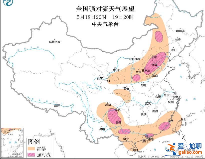 雷暴大風(fēng)或冰雹！內(nèi)蒙古江西福建等地將有強對流天氣 這些地方可能發(fā)生山洪？