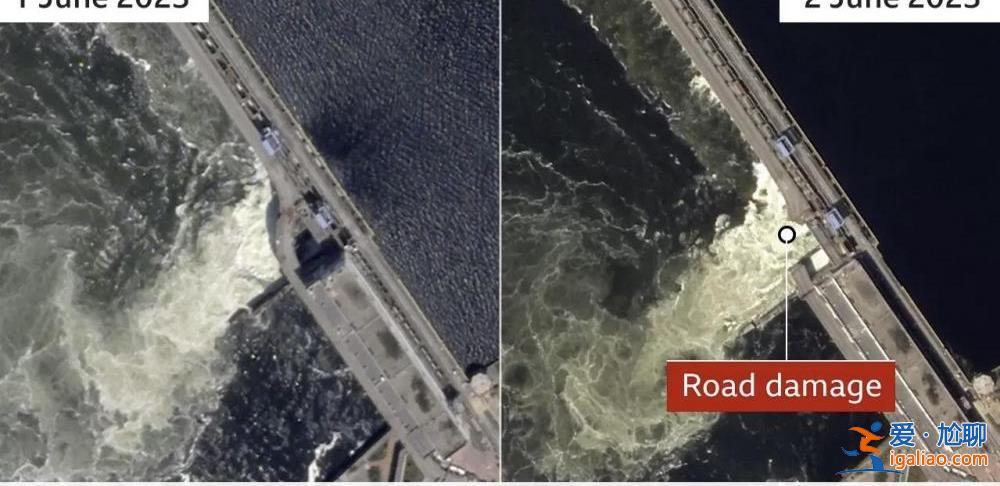 卡霍夫卡水電站大壩被炸 什么力量讓能抵御核彈襲擊的水壩“斷成兩半”？？