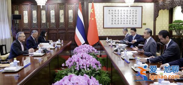 王毅同泰國副總理兼外長敦舉行會談？