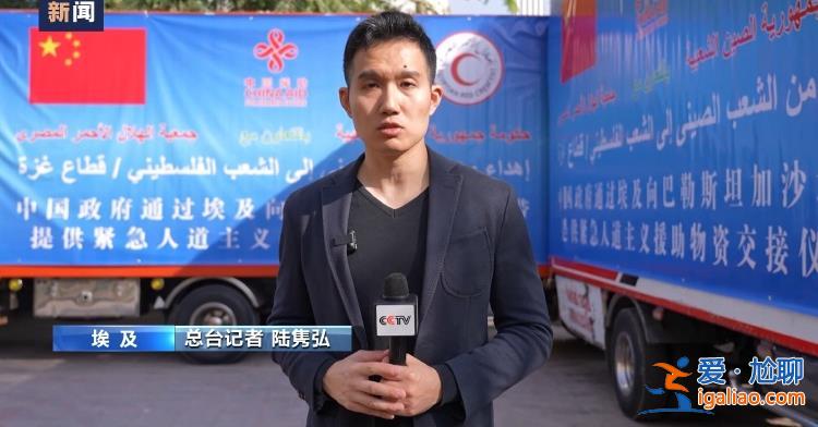 中國援加沙地帶物資交接證書簽字儀式舉行？