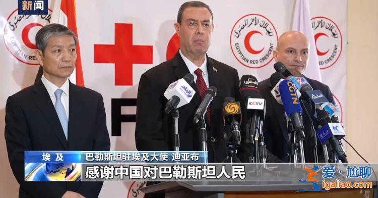 中國援加沙地帶物資交接證書簽字儀式舉行？