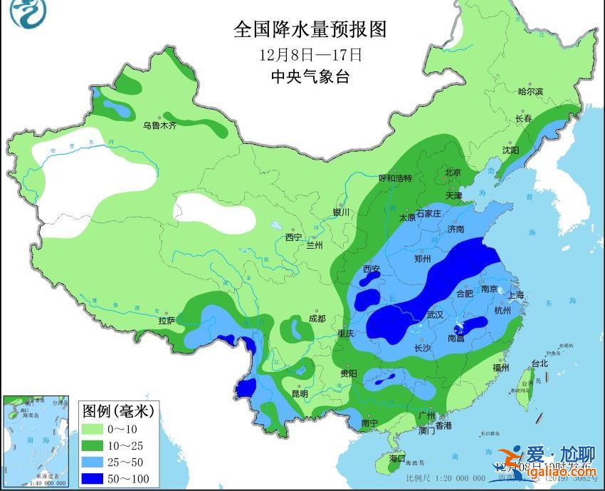 較強(qiáng)冷空氣將影響北方地區(qū) 12月10-11日華北等地局地暴雪？