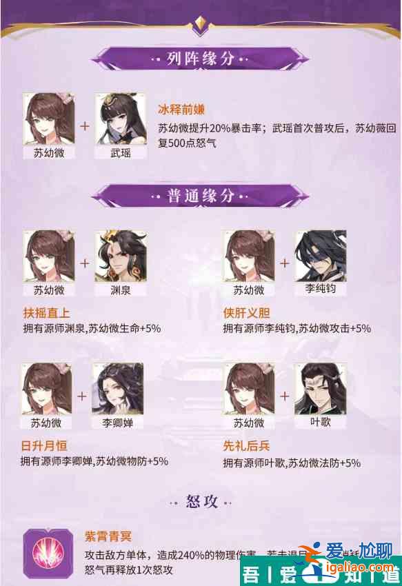 元尊蘇幼微怎么樣 元尊蘇幼微分析介紹？
