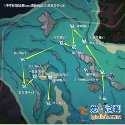 原神4.3中的異海凝珠在哪里？原神影響4.3 不同海凝珠分布地點及路線匯總？