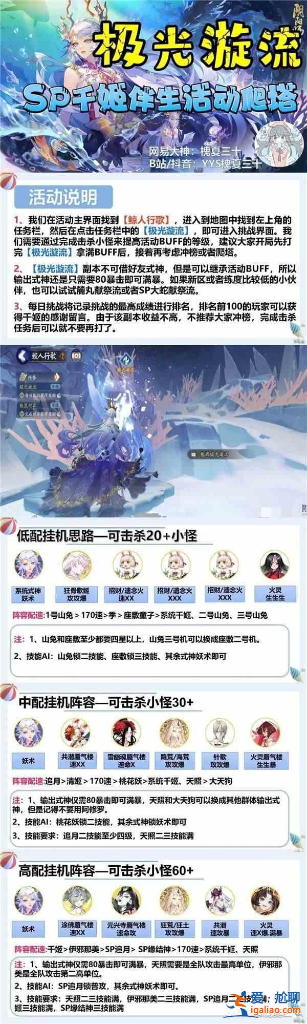 《陰陽師之冰海登塔陌生人》陣容推薦 鯨席永歌冰海陌生人陣容登塔攻略？