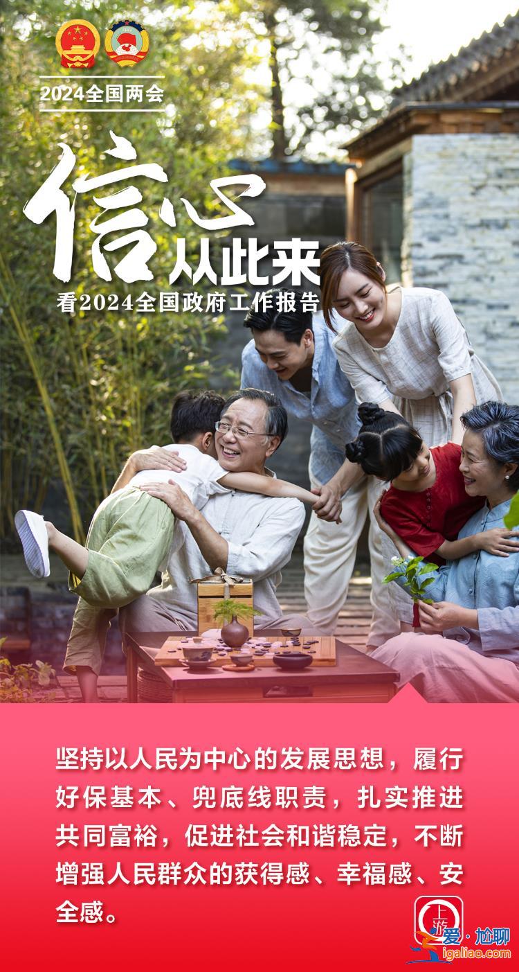 兩會(huì)海報(bào)丨信心從此來！看2024全國(guó)政府工作報(bào)告？