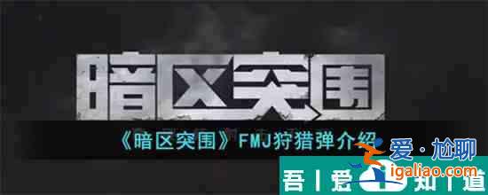 暗區突圍FMJ子彈怎么樣 區突圍FMJ狩獵彈介紹？