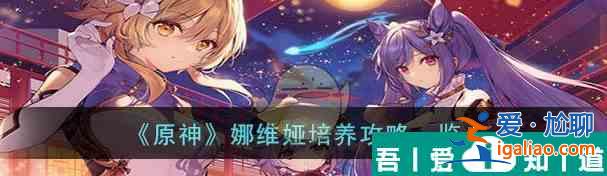 原神娜維婭培養攻略一覽 具體介紹？