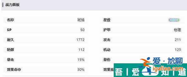 交錯戰線斑鳩角色怎么樣 具體介紹？