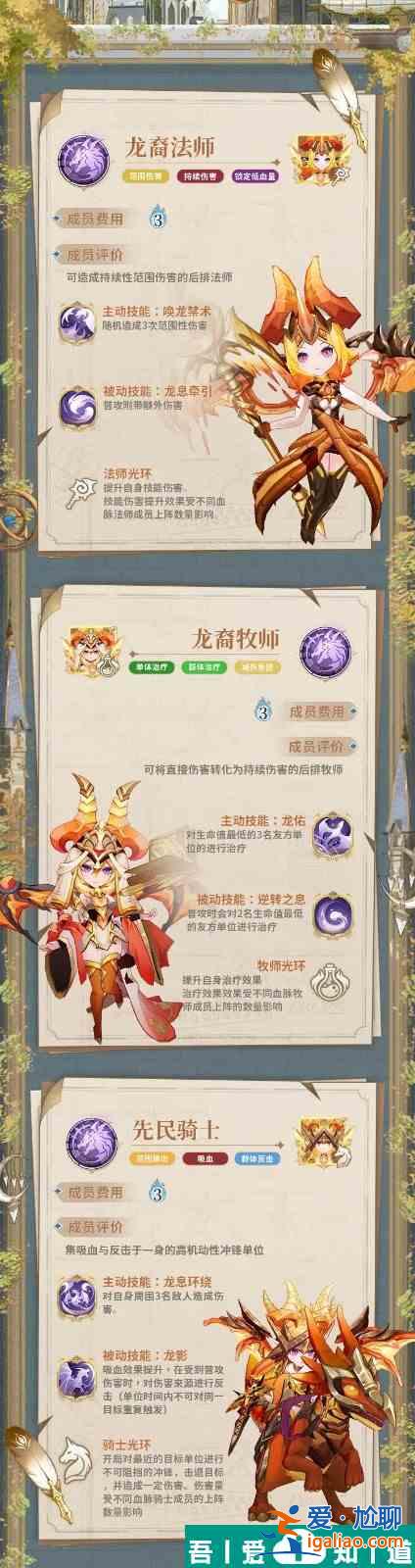 不朽家族龍裔血脈資料分享 具體一覽？