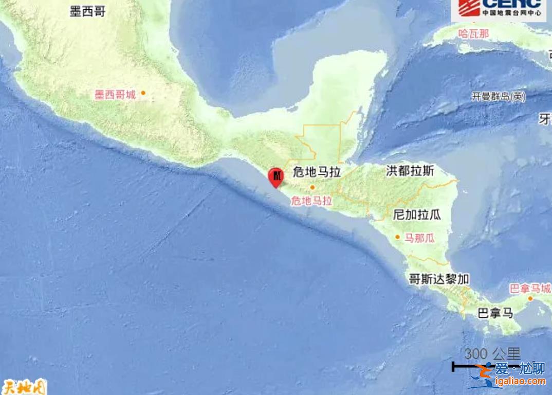 墨西哥沿岸近海發生6.4級地震？
