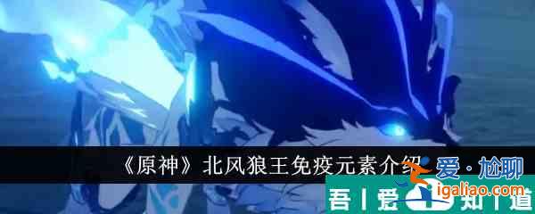 原神北風狼王免疫元素是什么 北風狼王免疫元素介紹？