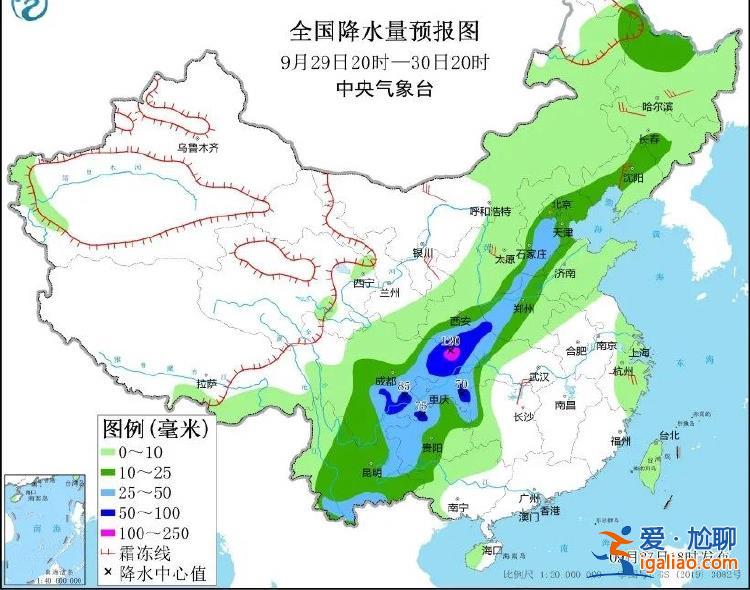 從內蒙古東北部到四川盆地 大范圍降雨明日集中上線？