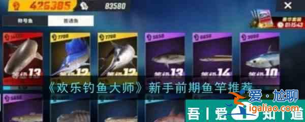 歡樂釣魚大師新手前期魚竿推薦 新手前期魚竿推薦？