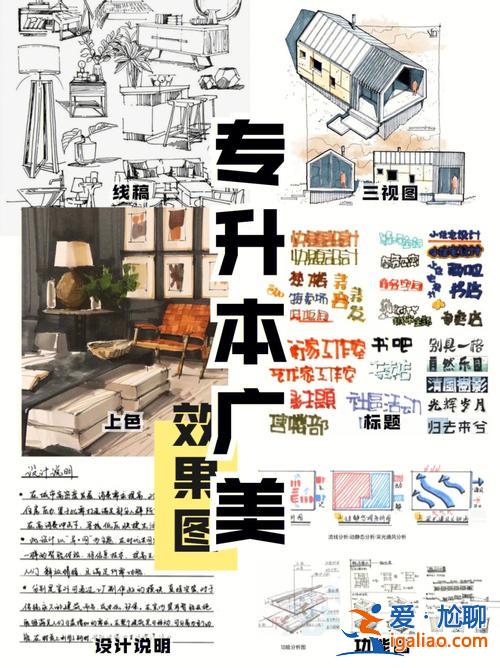 環境設計專升本考什么？環藝升本考什么？