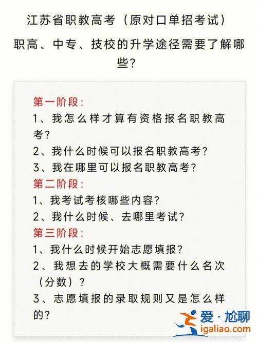 高考的升學(xué)路徑 三年專怎么高考？