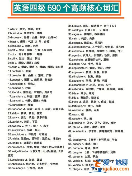 專升本英語單詞3800(專升本詞匯和四級詞匯的區別)？