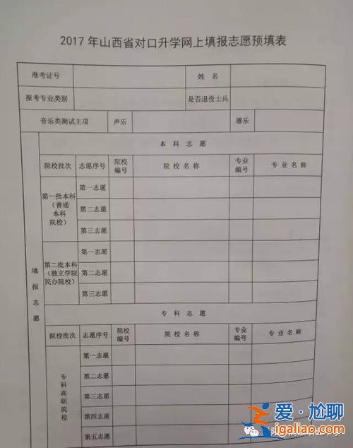 對口升學(xué)報(bào)名怎么填 對口升學(xué)填志愿怎么填？