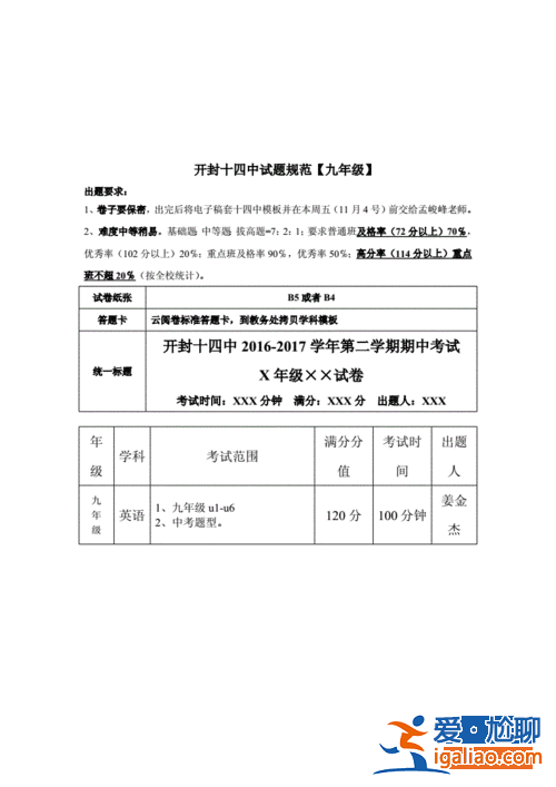 開封十四中升學(xué)考題數(shù)學(xué) 開封市十四中搖上的幾率有多大？