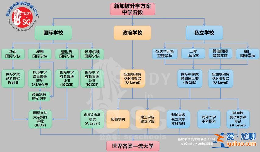 新加坡中學升學的路線圖？新加坡的升學制度？